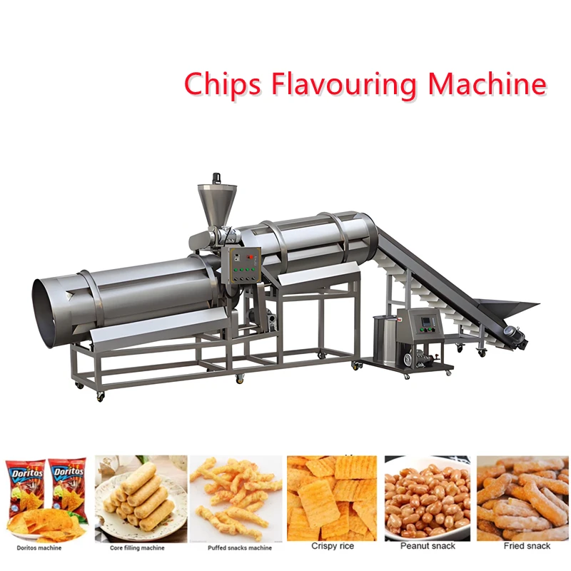 Chips Flavouring Machine
