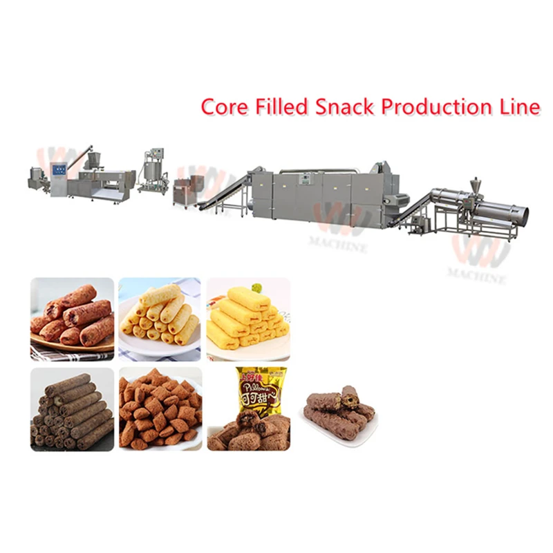 Core Filled Puff Snack Production Line