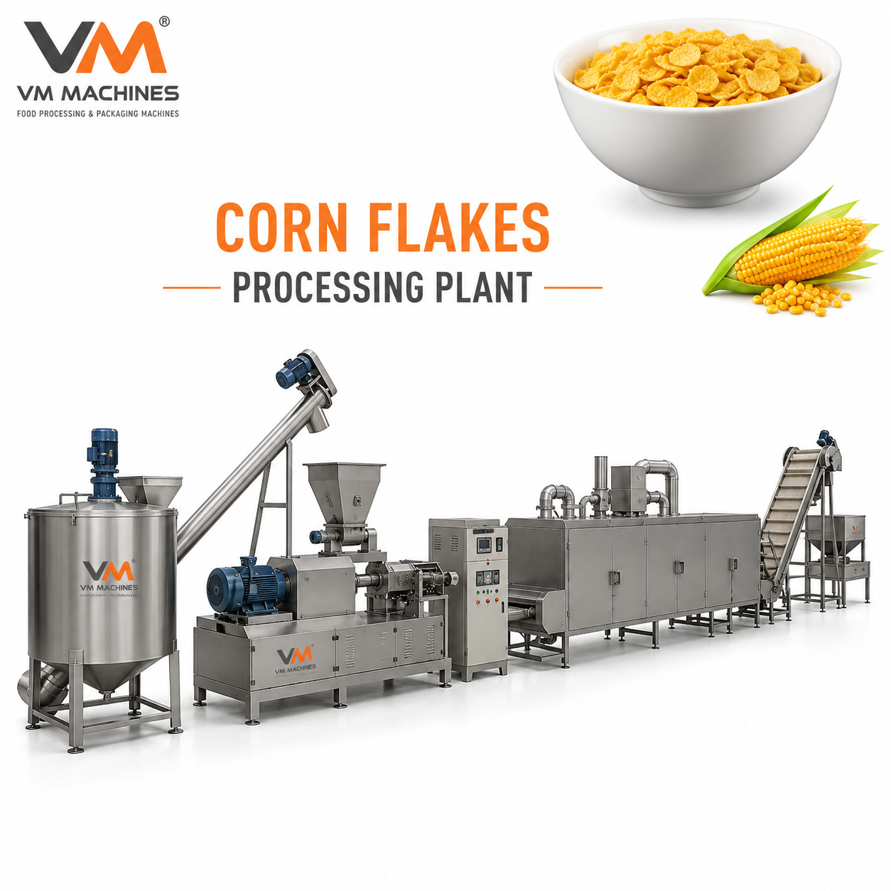 Corn Flakes Processing Plant
