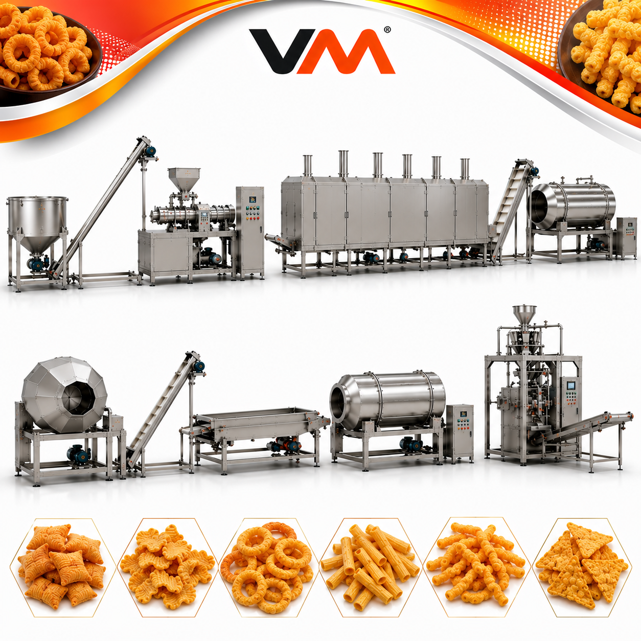 Crunchy Snacks Production Line