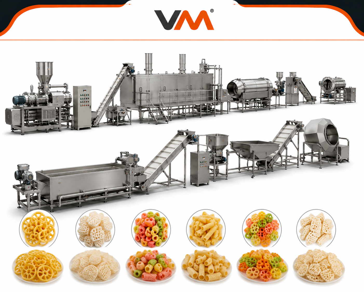 Fryums Production Line