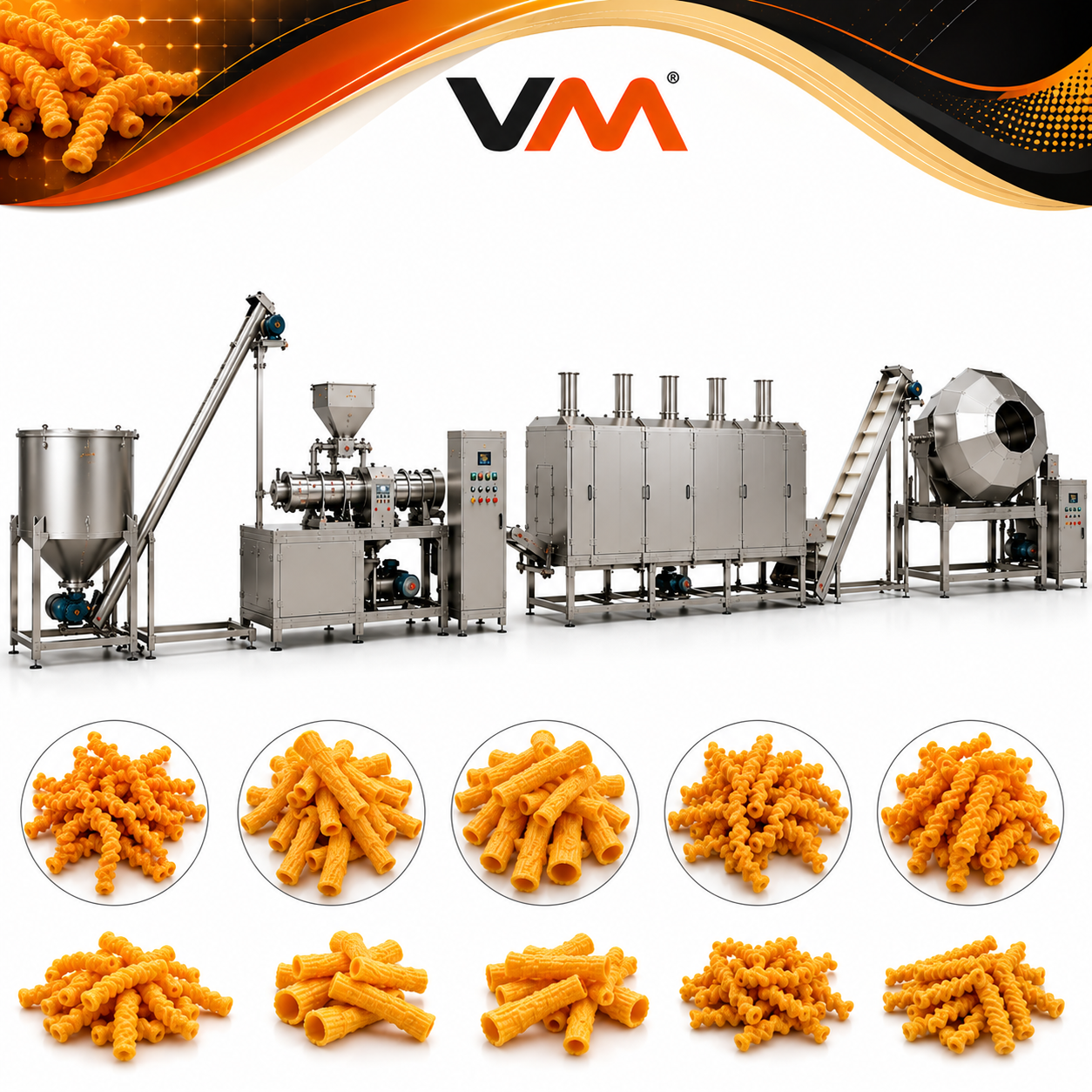 Kurkure Making Machine