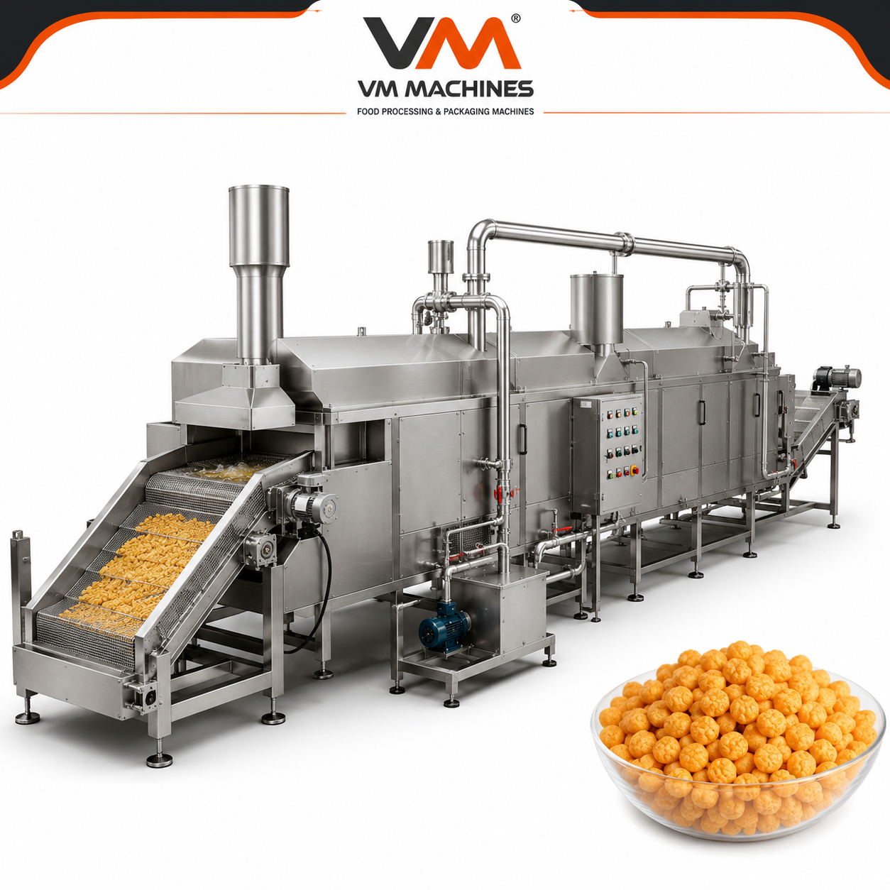 Pellet Frying Machine