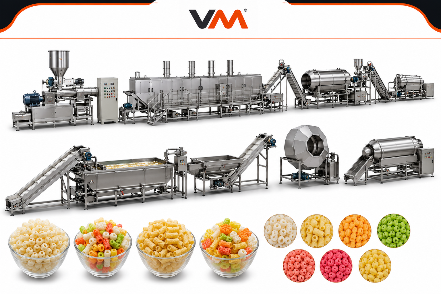 Pellet Fryums Production Line