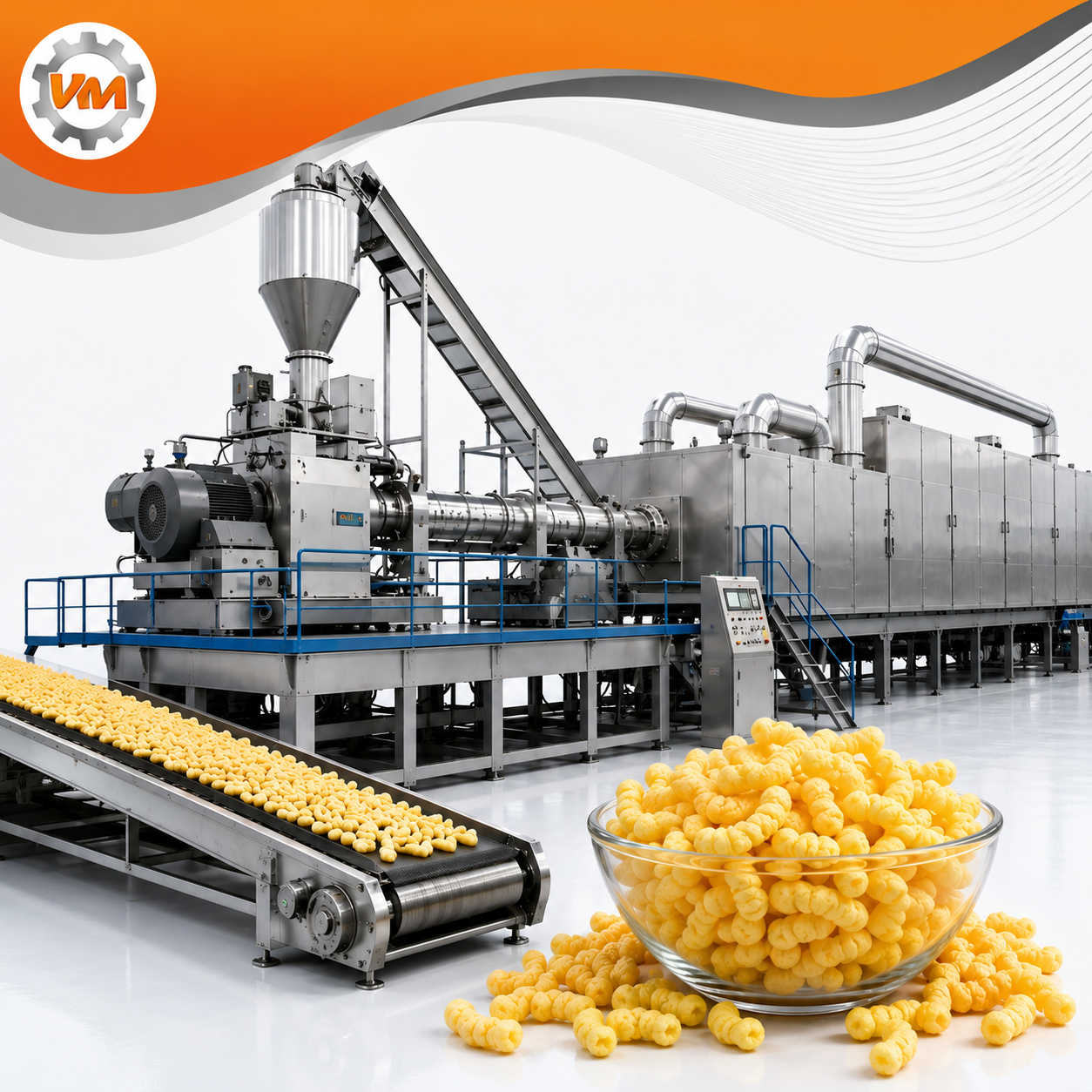 Corn Puff Processing Plant