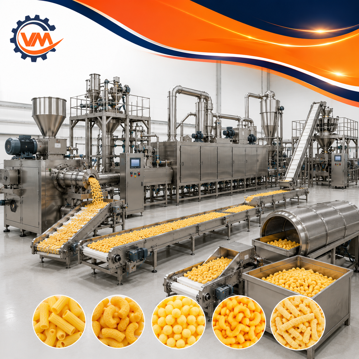 Puff Snacks Processing Plant