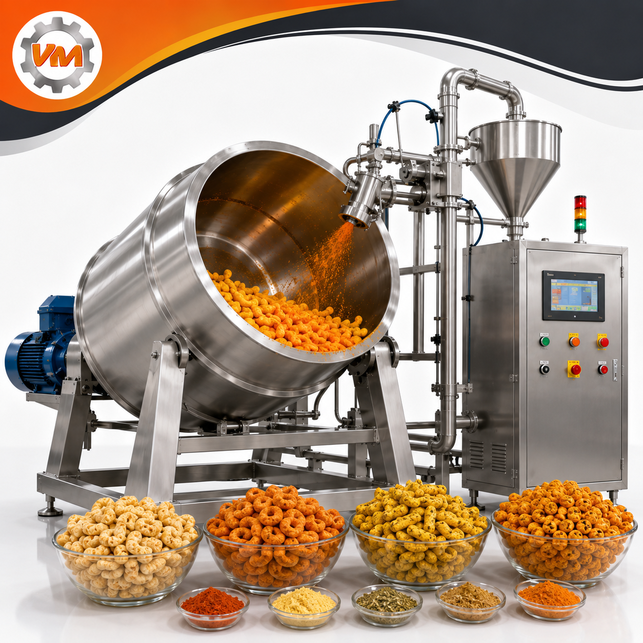 Seasoning Machine for Snacks